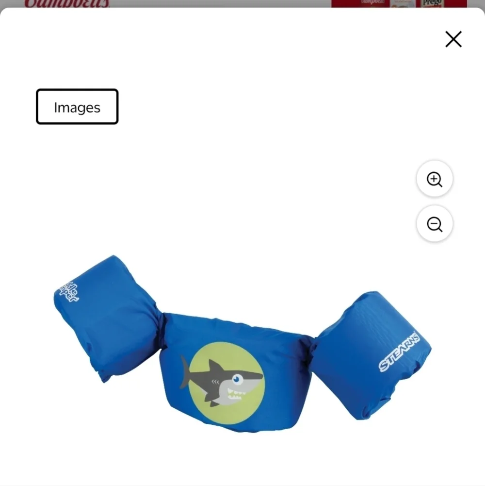 Blue Shark Swim Vest